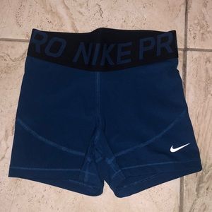 Nike Pro blue navy tights